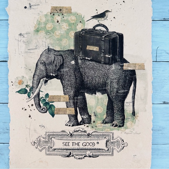 See The Good Vulpine Forest Éléphant Print - Picture 2 of 5